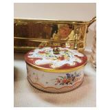 Various Decorative Items candle holder, Tins and more