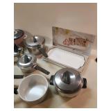 Flint Stainless Steel Pan, Revere Ware, Mikasa, and other Kitchen items