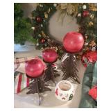 Everything Christmas,  Small tree, wreath, candles and much more