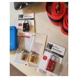 Misc. items Swiss Gear Locks still in package, American Tourister Luggage, Duffle bag and more