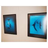Talbot Dolphin Tales and Danse Des Dauphins framed Posters