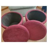 Very nice Chair and 2 Storage Ottomans in great condition