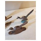 Various Wildlife Décor some wood carved