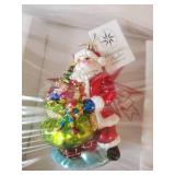 Various Christmas items, vintage Mr. and Mrs. Clause, Star still in box and more