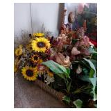 Various Faux Plants and Flowers for decorating