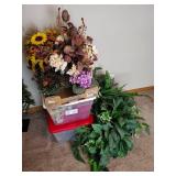 Various Faux Plants and Flowers for decorating