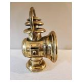 Antique 1900,s Brass Solar model 726 kerosene side Lamp Badger Brass Mfg. co.