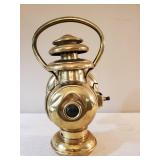 Antique 1900,s Brass Solar model 726 kerosene side Lamp Badger Brass Mfg. co.
