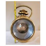 Antique 1900,s Brass Solar model 726 kerosene side Lamp Badger Brass Mfg. co.