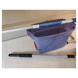 Window washing Kit Brush Squeegee, bucket