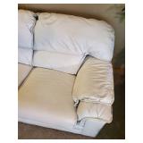 GORGEOUS Vintage Broyhill Leather Shoppe Sofa and matching Broyhill Chair in excellent condition