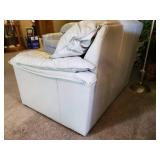GORGEOUS Vintage Broyhill Leather Shoppe Sofa and matching Broyhill Chair in excellent condition