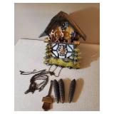 Vintage Schmeckenbecher W German Black Forest Coocoo Clock