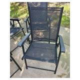 4 High end Fold up Patio Chairs