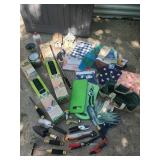 Super large Lot of Garden and yard tools plus many flags never used