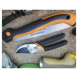 Super large Lot of Garden and yard tools plus many flags never used