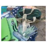 Super large Lot of Garden and yard tools plus many flags never used