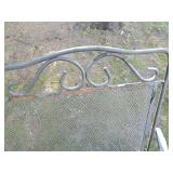 Solid Wrought Iron 2 Seat rocker in perfect condition