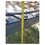 Solid Wrought Iron 2 Seat rocker in perfect condition