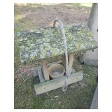 Lot of Bird feeders and bird seed