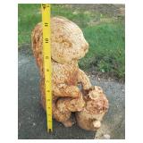 Fantastic Heavy Cast Iron Rabbit Statue