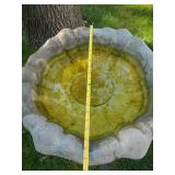 Vintage concrete Bird Bath