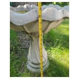 Vintage concrete Bird Bath