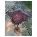 Gorgeous Cast Iron Hummingbird Bird bath