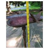Gorgeous Cast Iron Hummingbird Bird bath