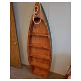 Super cute 72" Tall Canoe Shelf Floor Standing