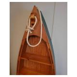 Super cute 72" Tall Canoe Shelf Floor Standing
