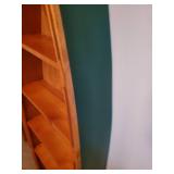 Super cute 72" Tall Canoe Shelf Floor Standing