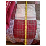 Complete double bed set with Woolrich quilt and pillow cases
