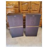 2 Heavy Sony ss-u400 3 way speakers