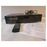 High end Denon Compact Disc Player DCD-910 with paperwork and remote