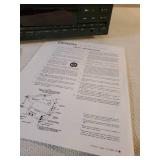 High end Denon Compact Disc Player DCD-910 with paperwork and remote
