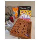 Lot of Misc. Items Games Jewelry Box and more