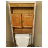 Above Toilet Bathroom wood shelf