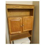 Above Toilet Bathroom wood shelf