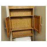 Above Toilet Bathroom wood shelf