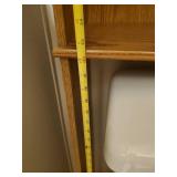 Above Toilet Bathroom wood shelf