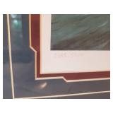 Very Rare Les Kouba and Bud Grant Signed Print "Opening Day on Lake Mille Lacs"