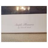Signed and numbered Daryl Bush Print "Simple Pleasures"