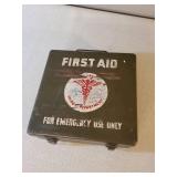 Metal WWII Military 1st aid Box