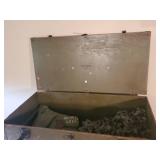 Neevel Mfg. Co. 1942 WWII Wood Solder Foot Locker WOW
