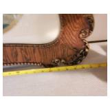 2 Gorgeous 28" Tall Turn of the century wood Frames with Lithos