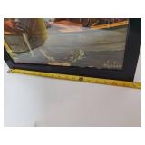 Framed Grain Belt Beer Ad "End of a tough Day" Framed Print by JF Kernan
