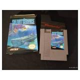 NES Silent Service - Cartridge, Slipcase & Box