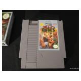 NES Bad Dudes - Cartridge, Sleeve & Box (Damaged)