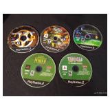 (5) PS2 Games - Discs Only